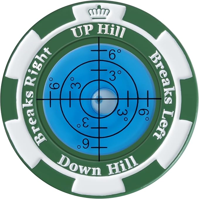 SlopeMaster ProGreen Reader - Golf Ball Marker with High Precision Green Reading Aid Golf Accessories for Men Women