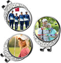 Personalized Golf Marker Hat Clip, Custom Magnetic Golf Hat Clip with Photo Name Text Logo, for Men, Women and Golfers