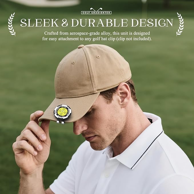 Golf Ball Marker with Bubble Level for Putting Green – Golf Accessories for Men, Putting Alignment Aid & Golf Ball Markers Gifts, Premium Training Tool | SmartLevel Upgrade