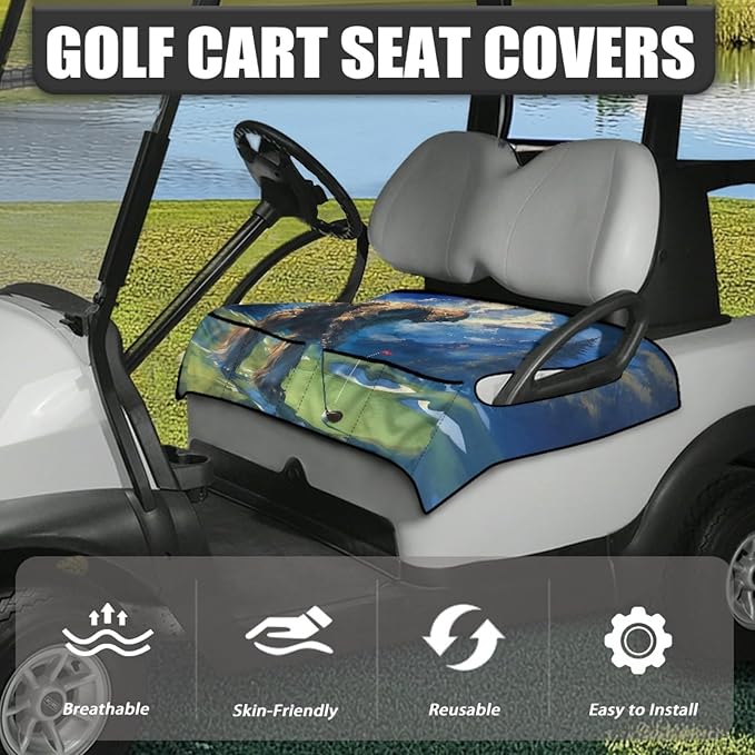 Golf Cart Seat Covers Universal Golf Cart Seat Cover Blanket Cushion Cover Sports Golf Cart Accessories