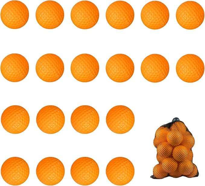 Foam Golf Practice Balls,Realistic Feel and Limited Flight Practice Golf Balls for Backyard,Soft Training Golf Balls for Indoor or Outdoor