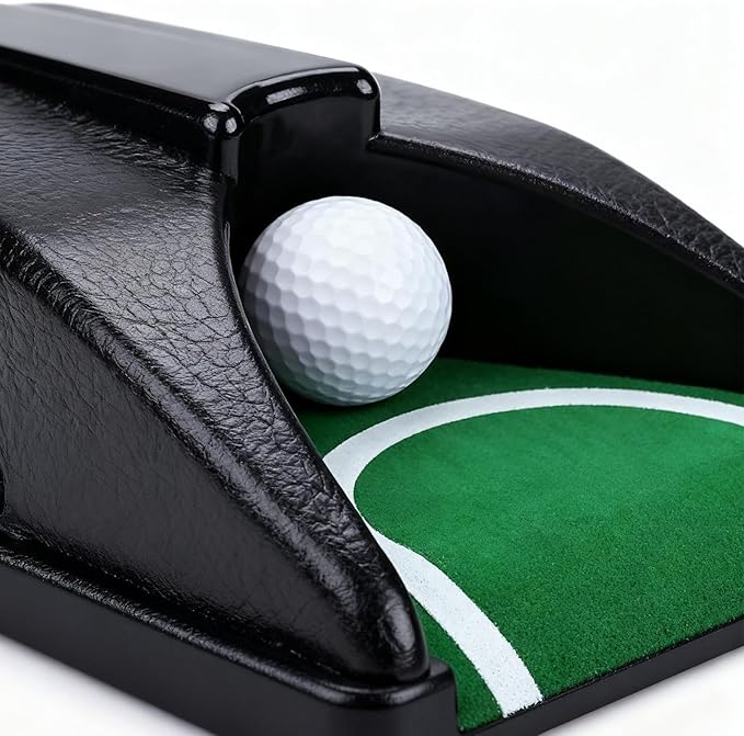 Golf Ball Returner | Foldable Quick Response Adjustable Angle Training Aid - Golf Ball Return Putting Unit | for Enthusiasts Beginners Lovers Men Women Players Indoor Outdoor Yard