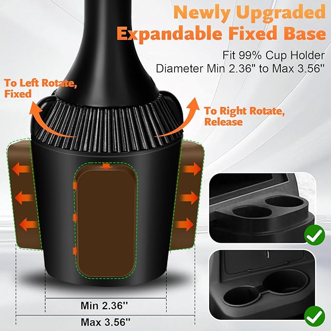 Golf Cart Heater Electric, 400W Safe & Fast Silent Carbon Fiber Heating, Electric Battery Operated Heater with 360° Rotatable Head, Compatible with Yamaha/Club Car/EZGO, Golf Gifts Cart Accessories