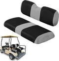 Universal Golf Cart Rear Seat Cover Dress Up for Older Golf Carts - Durable, Breathable Material, Fits Like a Glove for EZGO, Club Car and Yamaha, Easy to Install, Black