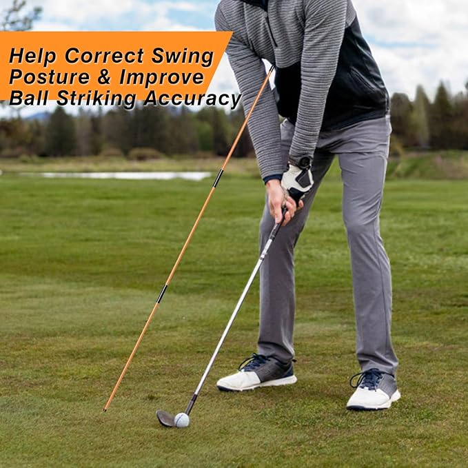 Professional 2 or 3 or 4 Pack Collapsible Golf Alignment Sticks, Premium 40" Alignment Golf Stick Ideal for Aiming, Putting and Swing Practice