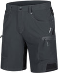TACVASEN Men's Hiking Cargo Shorts 10" with Zipper Pockets Quick Dry Casual Stretch Golf Work Short Outdoor Summer