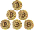Bitcoin Golf Ball Markers Value Pack - Works with Most Hat Magnetic Clips and Divot Repair Tools Men and Women Golf Gift Accessories Funny Ball Mark Bulk Lot