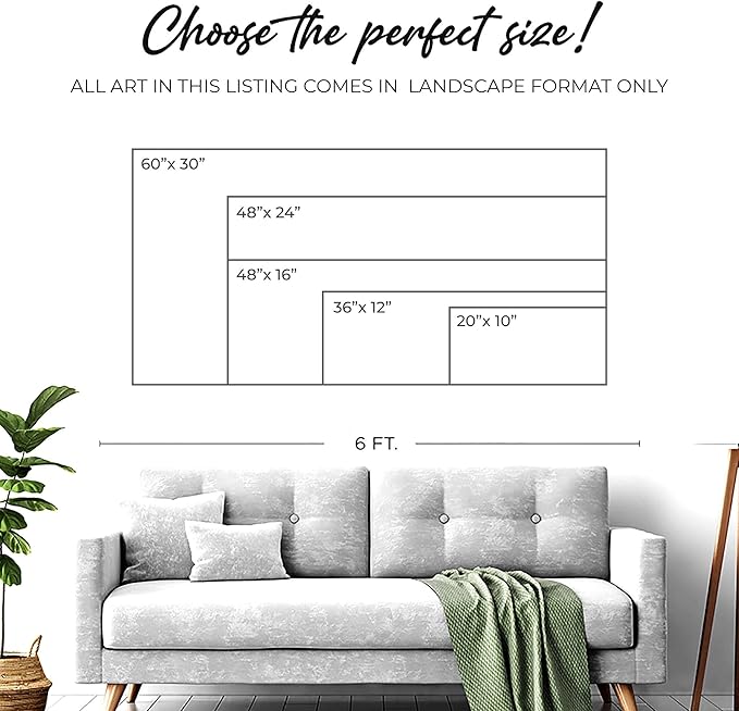 TAILORED CANVASES Golf Art Decor - Personalized Vintage Golf Wall Art Sign for Man Cave, Bedroom, Basement, Home Bar and Custom Gift for Husband, Dad, Wedding & Anniversary - 19th Hole Sign, 36"x12"