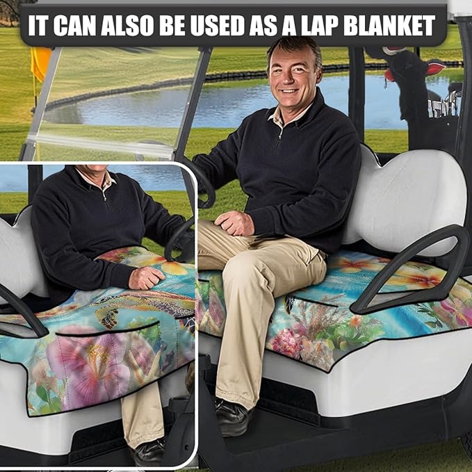 Golf Cart Seat Covers Universal Golf Cart Seat Cover Blanket Cushion Cover Sports Golf Cart Accessories