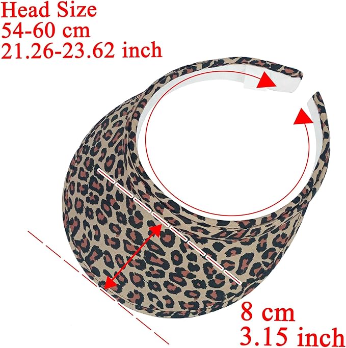 2 Pack Sun Visor Hats Women Men Clip On Wide Brim Visors Hat Outdoor Sports Golf Beach Travel Tennis Caps