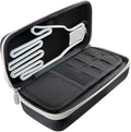Golf Glove Case, Accessories Caddy Organizer, Storage Pouch Bag, 25x11.4x7.5cm, for Tees Divot Tools Ball Markers, Travel Size for Men Women, Outdoor Golfers, Sports Enthusiasts Practical Solution