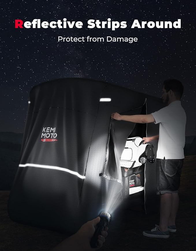 KEMIMOTO 600D Waterproof Golf Cart Cover, Universal Heavy Duty Large Golf Cart Rain Cover with Storage Bag Compatible with EZGO Club Car 2/2+2/4 Passenger, Black