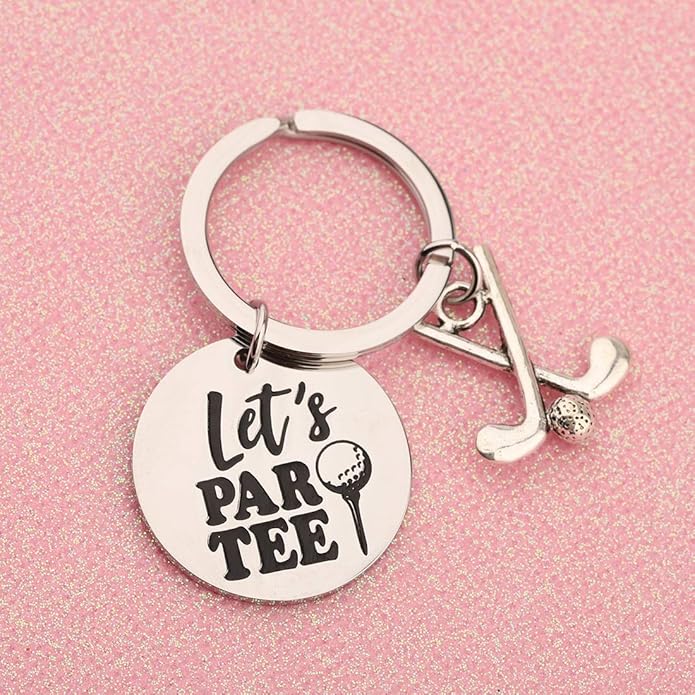 POTIY Golfer Gift Golf Keychain Charm Jewelry for The Lovers and Collectors of Golf