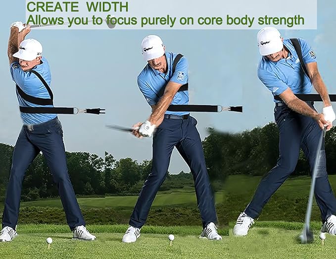 Golf Swing Trainer - Adjustable Golf Training Aid for Accuracy & Distance Control, Training Tool with Carry Case (Men/Women)