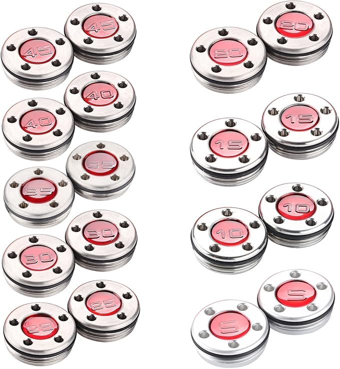 NA 2pcs Red Number Golf Custom Weights for Titleist Scotty Cameron Newport Studio California Putters 5g-45g for Option