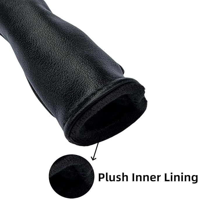 Golf Alignment Stick Cover - Chilxe Alighment Stick Headcover Head Cover - Synhtetic Leather Alignment Stick Holder - Basic Golf Accessories