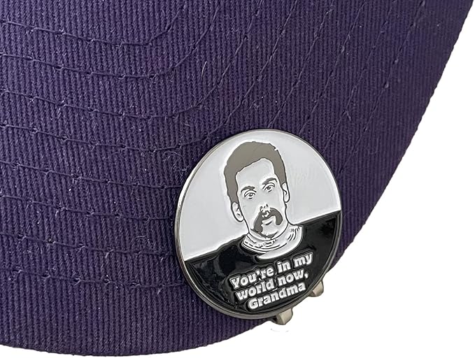 Balanced Co. Funny Golf Hat Clip with Enamel Magnetic Ball Marker