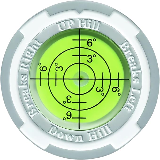 GreenNav Pro-High Precision Golf Green Reader & Golf Ball Marker with Horizontal Bubble Level, Essential Slope & Putt Line Reading Aid, Golf Accessories for Men Women