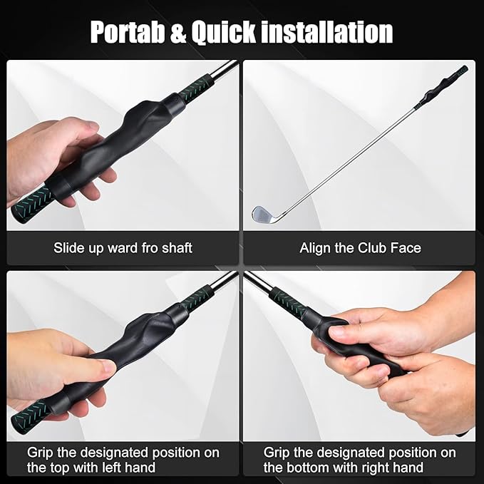 Golf Grip Trainer Swing,Grip Trainer Golf Training Equipment,Golf Grip Trainer Right Hand,Golf Training Aid to Help Train Correct Hand Position