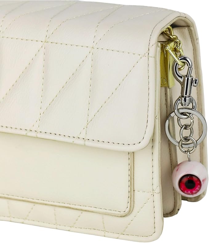 Cherry Bag Charm for Handbag, Big-Apple Strawberry Fruit Bag Charm Cherry Car Accessories KeyChain