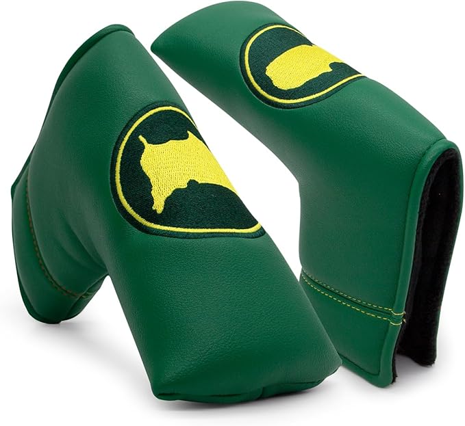 Montela Golf Putter Covers Mallet Putter Headcover Blade Putter Covers Golf Club Covers Leather Putter Head Covers Golf Headcover with Magnetic for Scotty Cameron Taylormade Callaway Titleist Odyssey