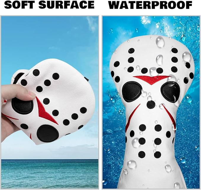 Golf Club Covers Field Hockey Mask Putter Covers Driver Cover Fariway Wood Headcover Hybrid Covers 3 Wood Headcover Mallet Putter Headcovers for Most Brand