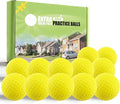 FINGER TEN Golf Practice Balls More Weight Real Ball Travel Value 12/24 Pack, 1/3 Distance of Regulation Golf Ball for Backyard Garden School, Ture Flight Feel Indoor Outdoor Use