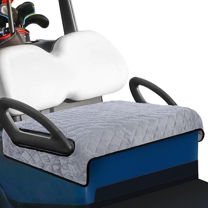 Golf Cart Seat Covers Winter Plush Universal Seat Towel Blanket with Soft Plush Surface for 2 Person Seats Golf Cart Accessories, 49.7"x 28.8"