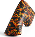 FINGER TEN Golf Blade Putter Cover Premium Synthetic Leather Stylish Design, Universal Headcover Waterproof Protection, Durable Headcovers Covers Fit Most Blade Putters for Men Women