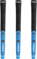 Mile High Life Golf Grips 13 Pack / 3 Pack - All-Weather Soft Rubber Golf Club Grips - High Shock Absorption, Enhanced Traction - Standard, Midsize & Jumbo Size (Core 0.58"-0.61")