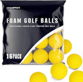 CHAMPKEY Practice Foam Golf Balls - 16 or 32 Pack | Limited Flight, True Spin and Feel Training Balls