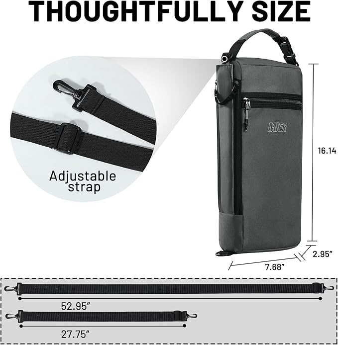 MIER Cooler Backpack Insulated Soft Cooler Bag Portable Leakproof Camping Lunch Backpack for Men and Women Lightweight Thermal Bag for Hiking Shopping Travel