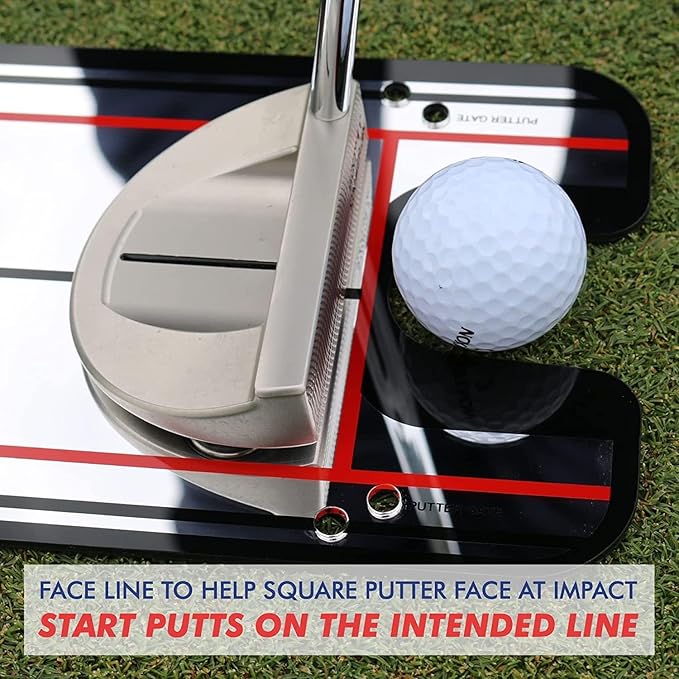 Genuine EyeLine Golf Alignment Putting Mirror - Top Training Aid on The PGA Tour - See Rapid Improvement - Helps Beginner, Junior, and Scratch Golfers