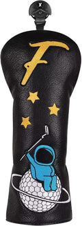 Astronaut Series Golf Headcovers, Synthetic Leather Golf Head Covers for Driver, Fairway Wood and Hybrid, Golf Putter Covers for Mallet and Blade