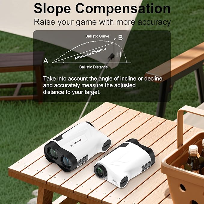 Range Finder for Hunting/Golfing.1000/1300 Yards Laser Golf Rangefinder with Slope .6X Magnification .Flag Lock Vibration Function with Continuous Scan