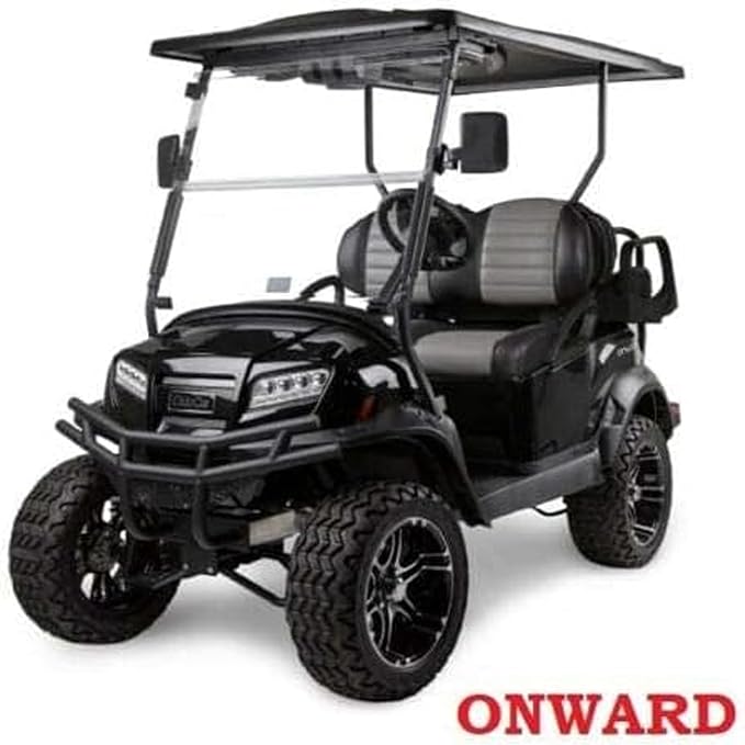 Huskey Golf Cart Front Basket Storage Basket Dash Basket Compatible W/EZGO TXT/RXV,Club Car DS (2000.5+) Precedent/Tempo/Onward,Yamaha G29 Drive2 2007+ One Piece Solid Design & Larger Compartments