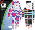 Ladies Golf Gloves Women Right Handed Golfer Left Hand Value 2 Pack with Ball Marker Leather All Weather Grip Breathable Soft Gift Set