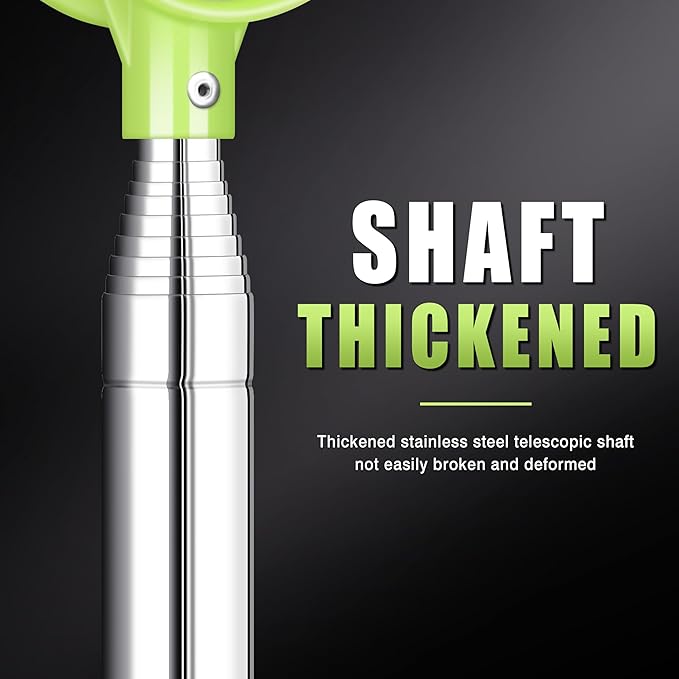 Golf Ball Retriever 9Ft/12Ft/14.5Ft/16.3Ft Golf Ball Retriever Telescopic，Professional Stainless Steel Ball Retriever Tool Golf