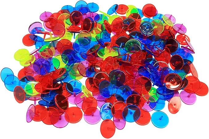 Golf Ball Markers Bulk 50/100/150 Pcs Position Marker Multicolor Transparent Plastic 25mm Flat Round Golf Mark Accessories
