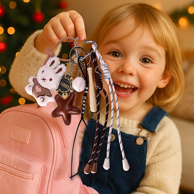 Georgie Porgy Bag Charms Keychains Handbag Accessories for Women Purse Backpack Sports Bag Pendant Cute Unique Gift for Girls