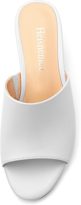 Wedge Sandals for Women Open Toe Wedge Heels Womens Matte High Heel Sandal Round Toe Heeled Wedge Sandals Slip on Casual shoes 2 inch