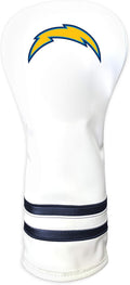 Team Golf NFL White Vintage Fairway Golf Club Headcover, Form Fitting Design, Retro Design