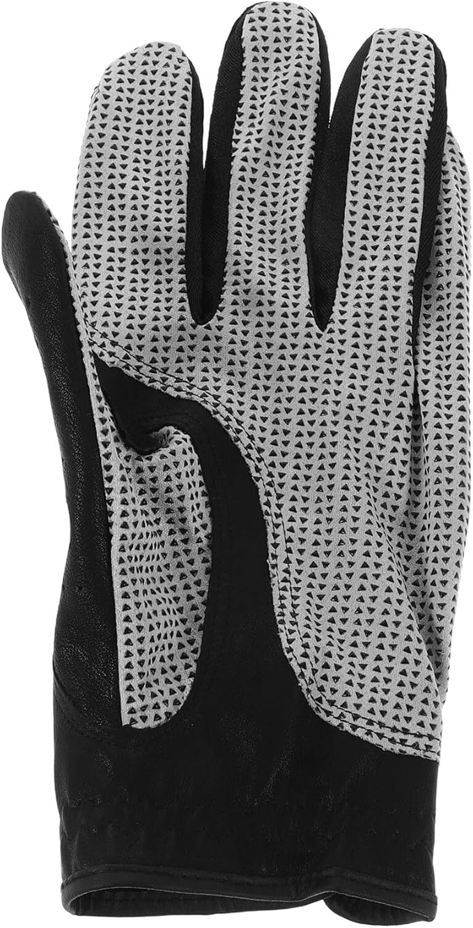 NOLITOY Left Handed Golf Glove Men Ergonomic Lambskin Mitt with Anti-Slip Grip Particles All Weather Protection for Professional and Casual Golfers Stylish and Comfortable Design