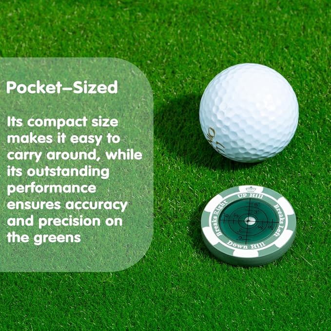 SlopeMaster ProGreen Reader - Golf Ball Marker with High Precision Green Reading Aid Golf Accessories for Men Women