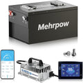 36V lithium golf cart battery, 36v golf cart battery, professional metal casing, 43.8V 25A Fast charger, Bluetooth Mobile APP,LCD display, 200ABMS,Max 7.68kW Power Output,Perfect for golf carts