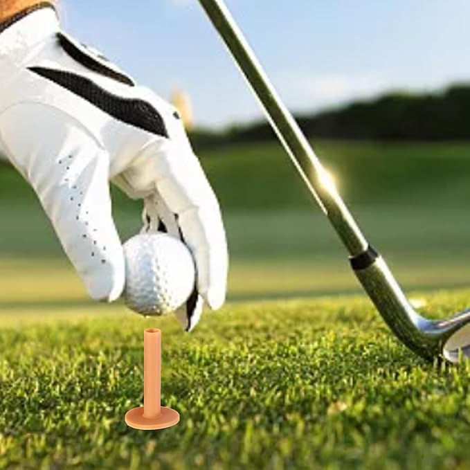 8Pcs Rubber Golf Tees for Mats, Unbreakable Golf Simulator Mat Tee, Golfs Tee Holder for Driving Range, Suitable for Indoor Outdoor Backyard Home Office