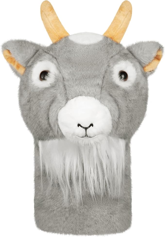 Big Crazy Funny Driver Headcover, Fairway Wood Hybrid Headcover, Golf Head Covers with Long Neck, Animal Plush Golf Club Covers, Golf Club Protector, and Funny Present