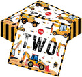 Construction 2nd Birthday Decorations for Boys, 50PCS Construction Two Napkins Set, Excavator 2 Years Old Birthday Decor Supplies for Boys