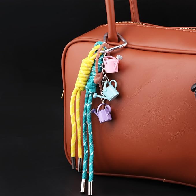 Tote Bag Purse Charms for Handbags - Cute Keychain, Y2K Rope Key Chain Accessories - Designer Jewelry Gift for Women