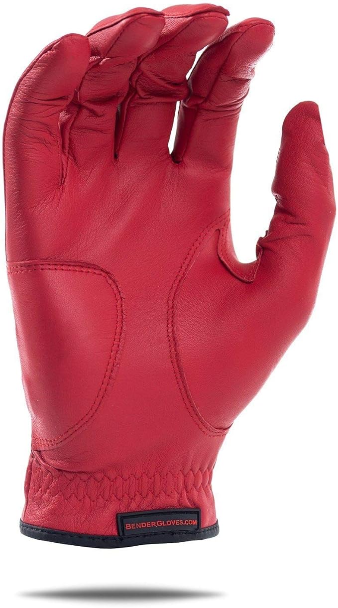 BG Bender - Mens Golf Glove, Durable Leather Golf Gloves, Unique Golf Gloves